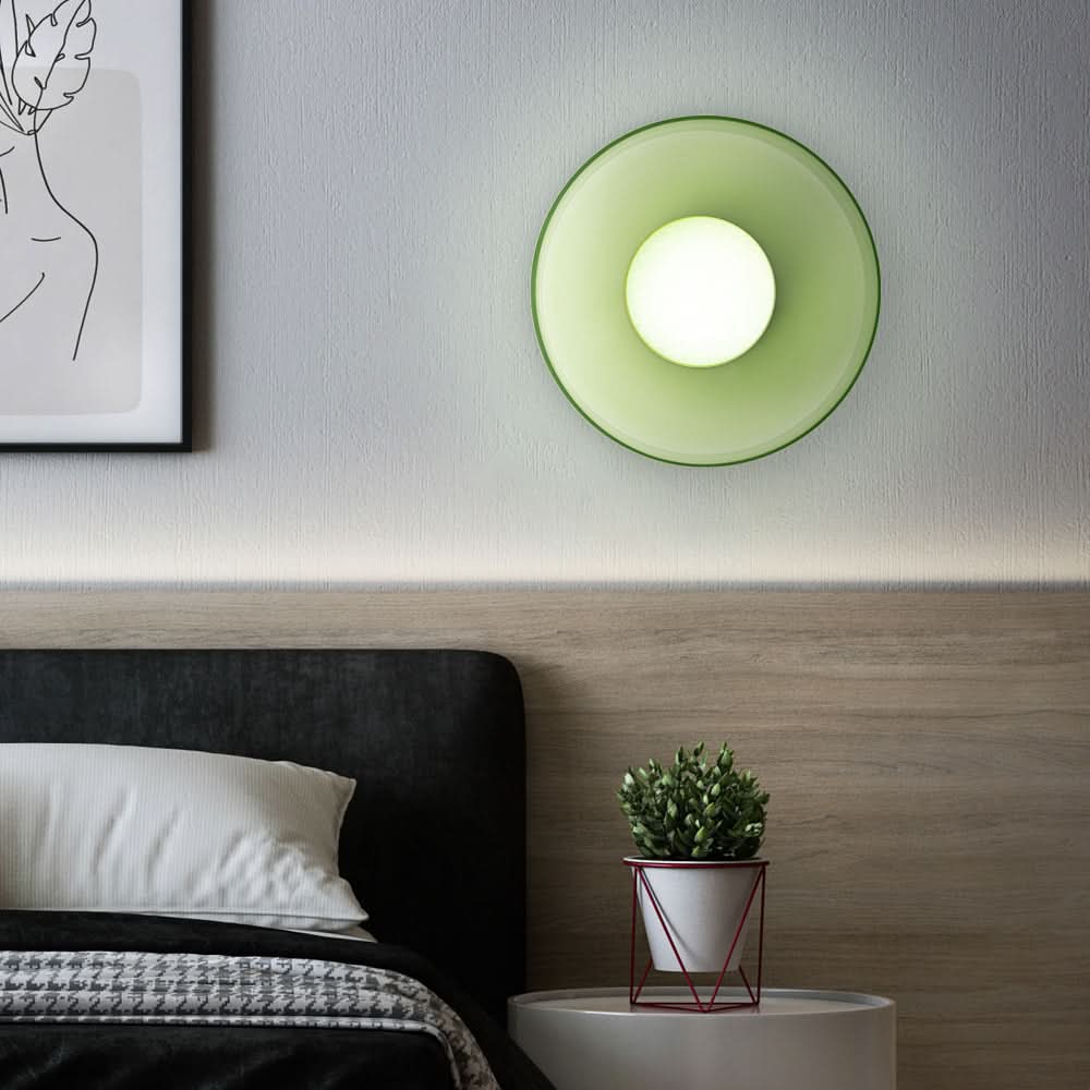Lampada da Soffitto Rotonda dal Design Moderno – Lampada in Vetro Elegante per Interni Contemporanei