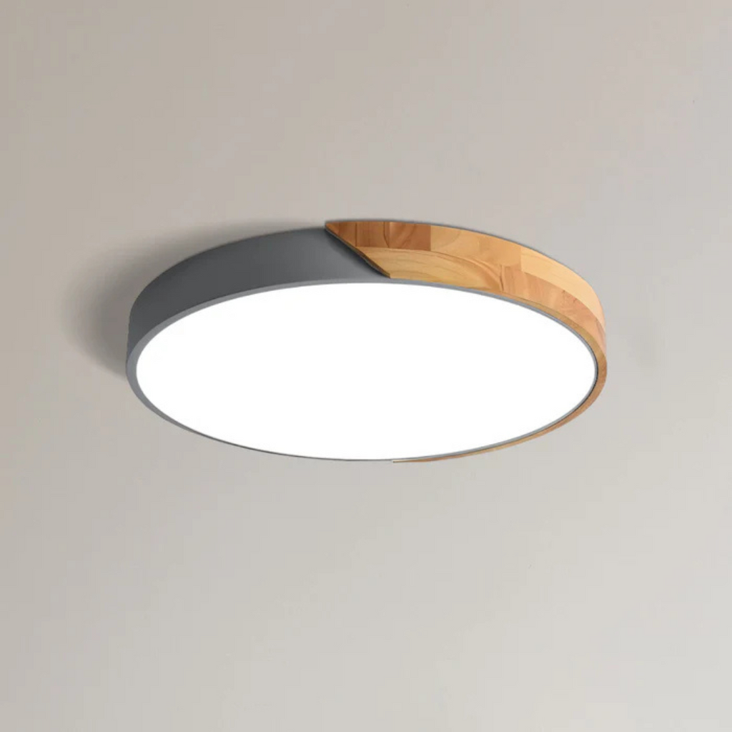 Elegante lampada a soffitto LED in stile scandinavo