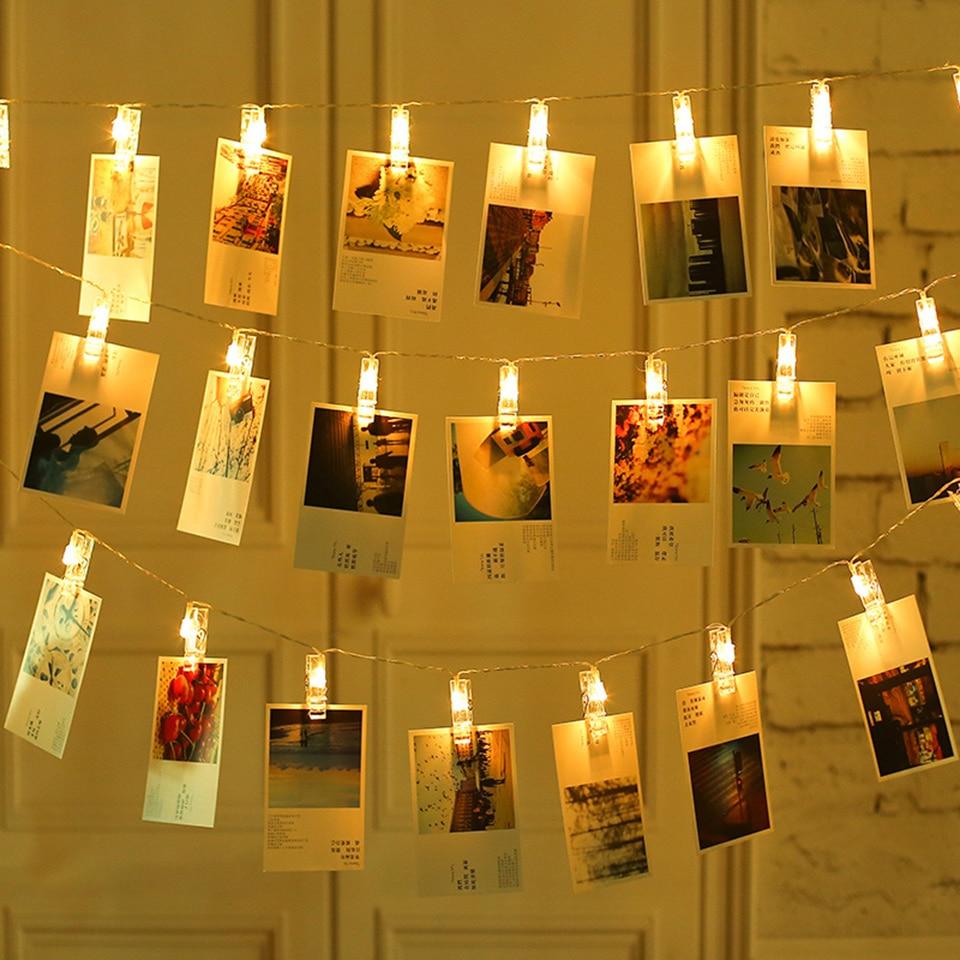 Amigos - Stringa di luci LED con clip