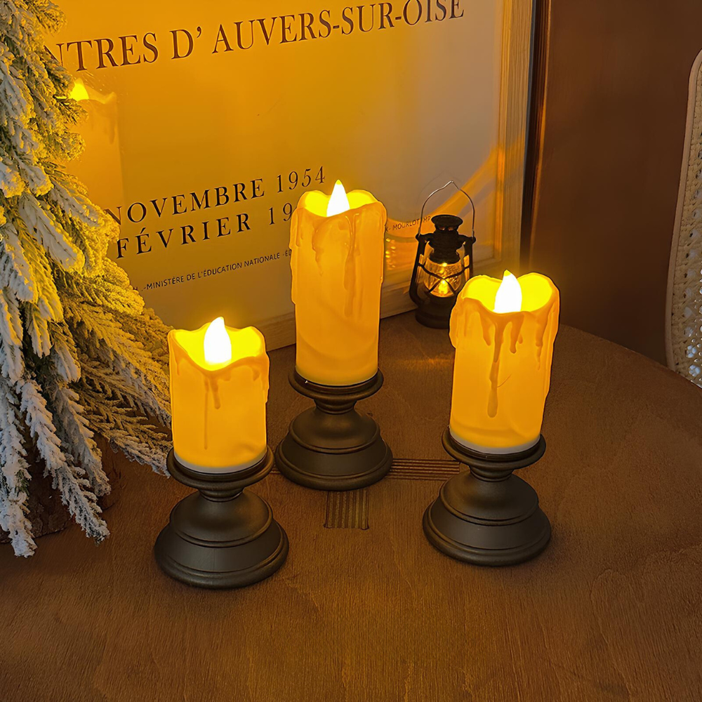 Autunno – Flamfri Ljus con Illuminazione Suggestiva