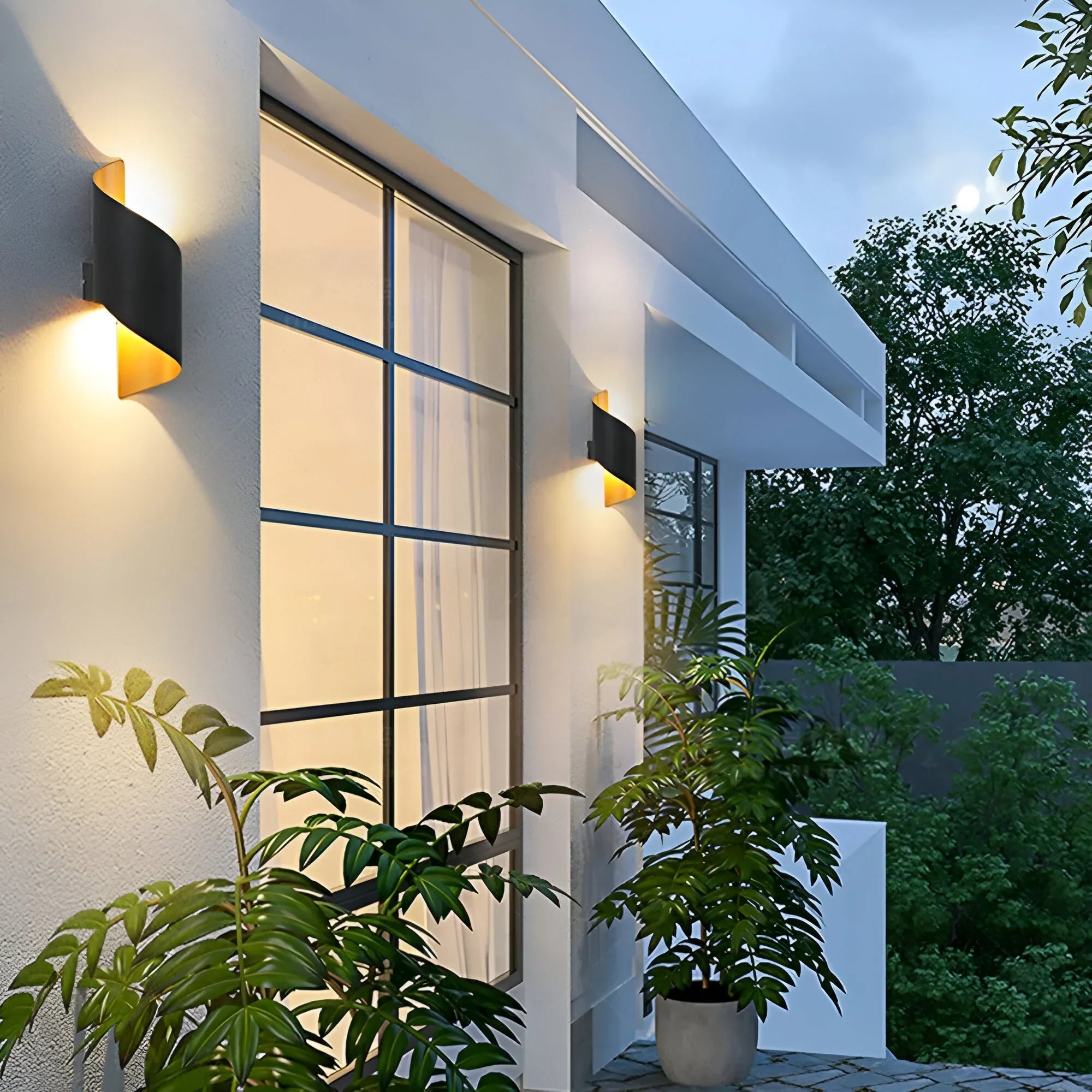 LumiTwist – Applique a LED Moderna e Twistata