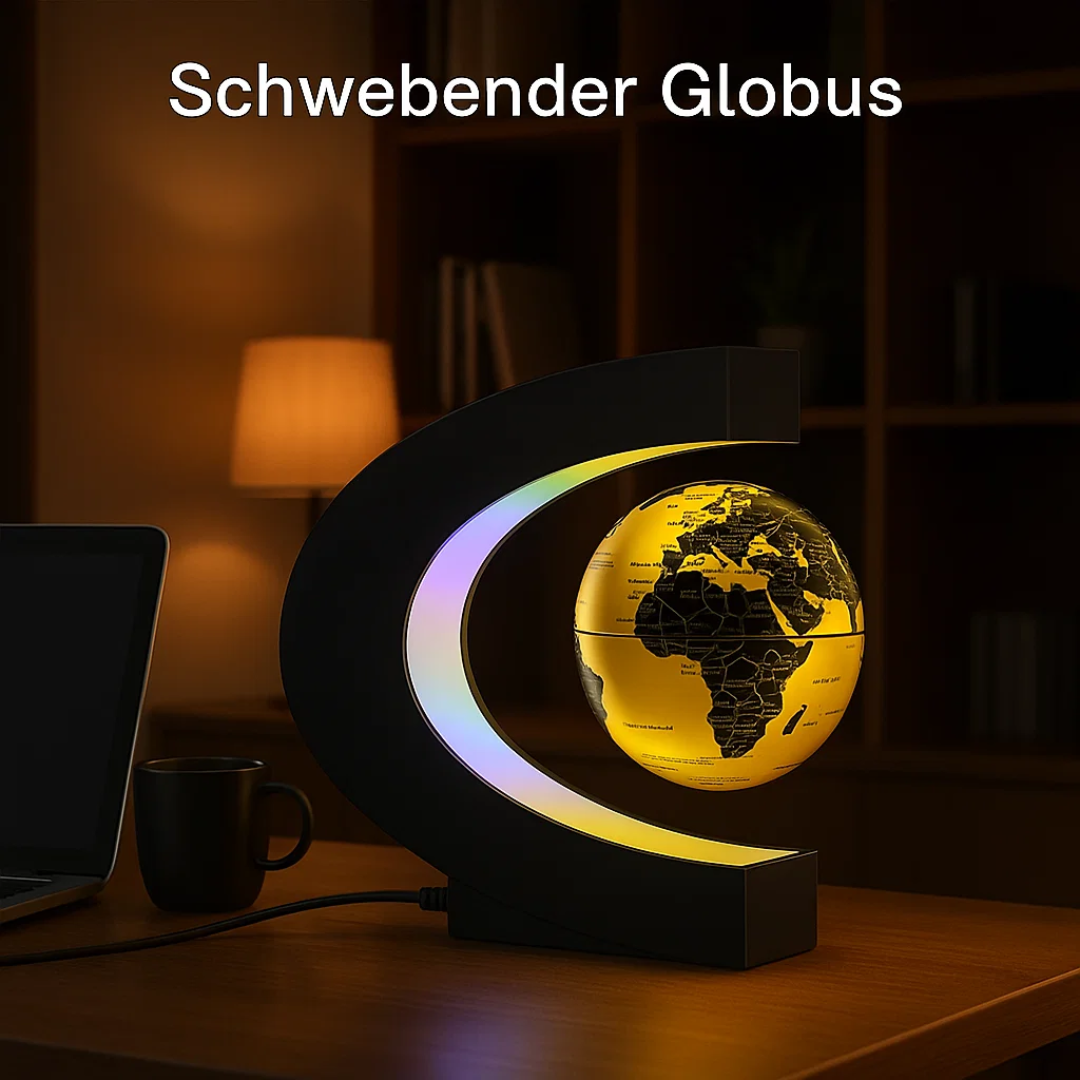 AstroGlobe LED Mappamondo – Lampada Mappamondo Fluttuante con Sospensione Magnetica