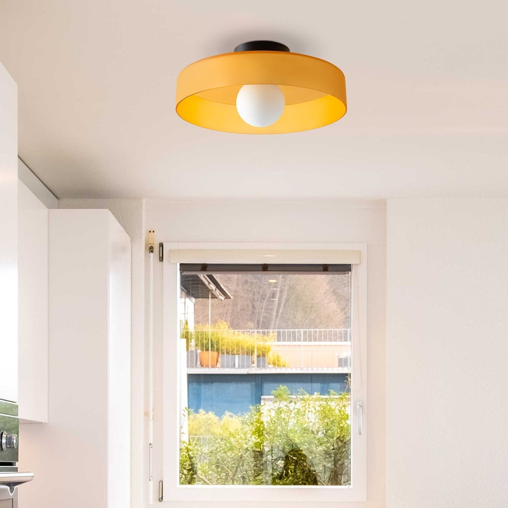 Illuminazione da soffitto a LED rotonda - Illuminazione moderna a risparmio energetico per decorazioni moderne per la casa e soffitti bassi