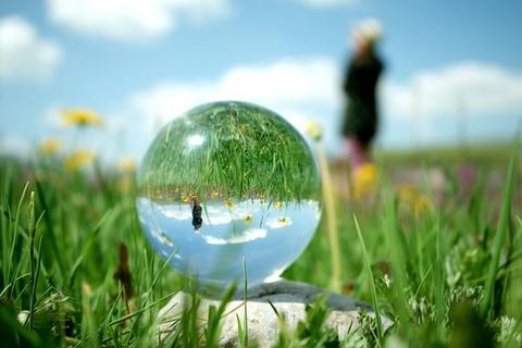 Sphera - Obiettivo fotografico con sfera di cristallo