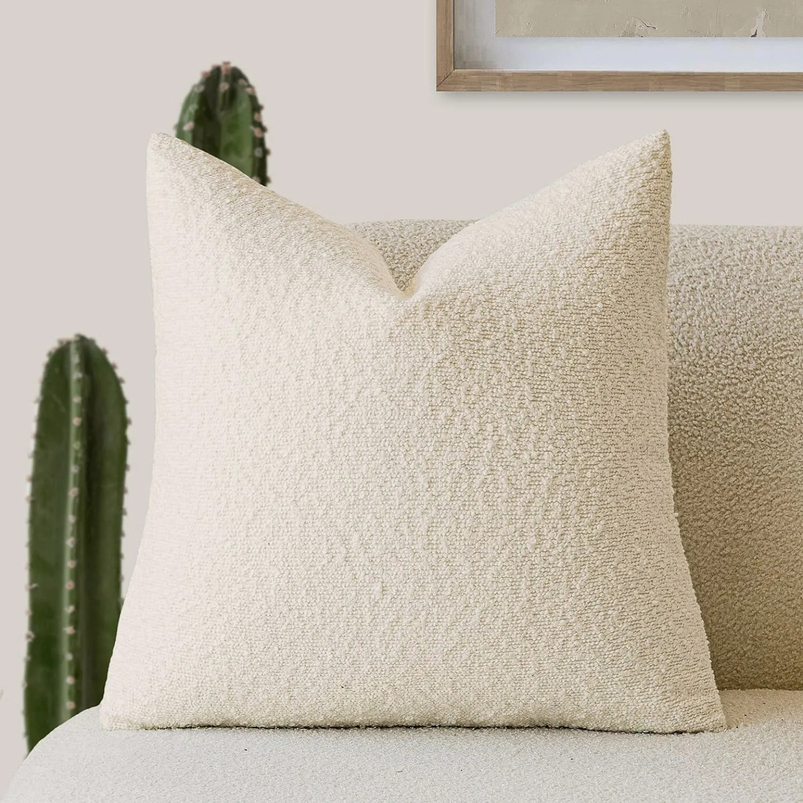 Fodera per Cuscino Boucle Tulum 45x45cm Cuscino Decorativo