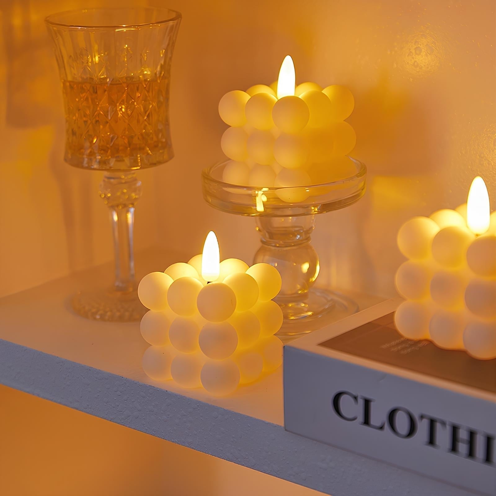 Autunno – Flamfri Ljus con Illuminazione Suggestiva