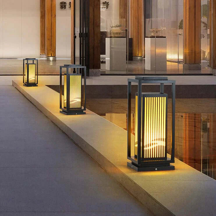 Lampione da Esterno a LED Solare, Lampada da Giardino Impermeabile
