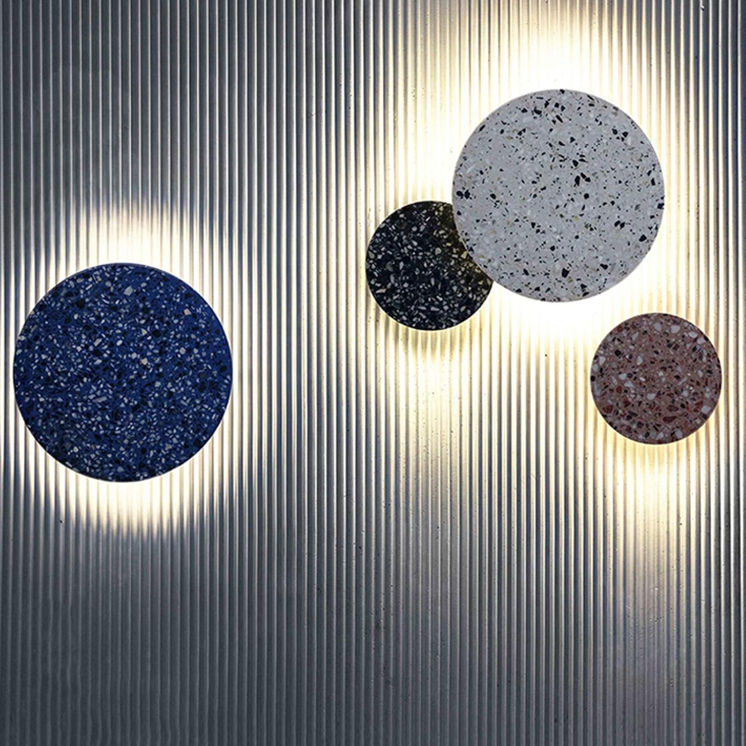 Lampada da Parete Scandinava Unico Abbinamento di Terrazzo e Luce Calda