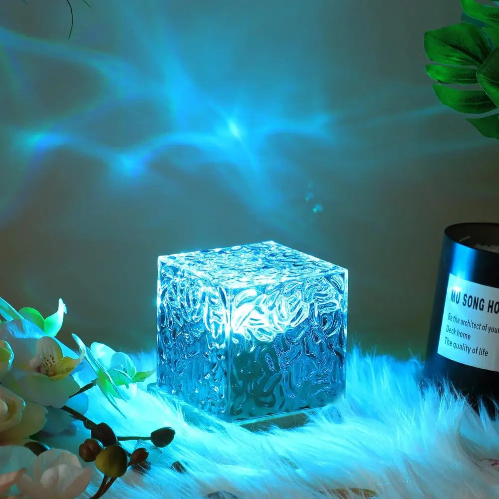 Serox | Lampada Cubica LED con Effetto Aurora Luce Ambientale a 16 Colori