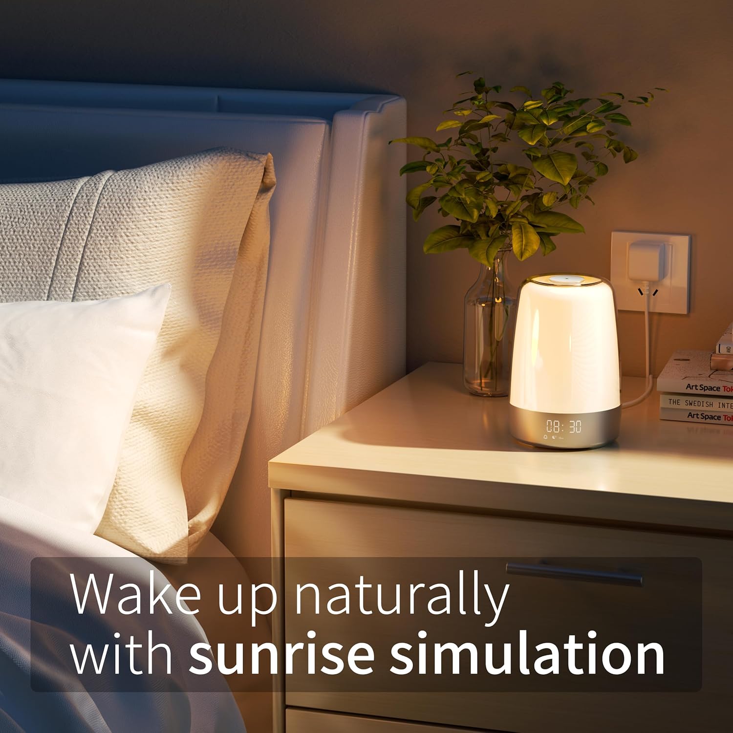Aurora Wake-Up Light | Alba & Tramonto | Ricaricabile USB-C