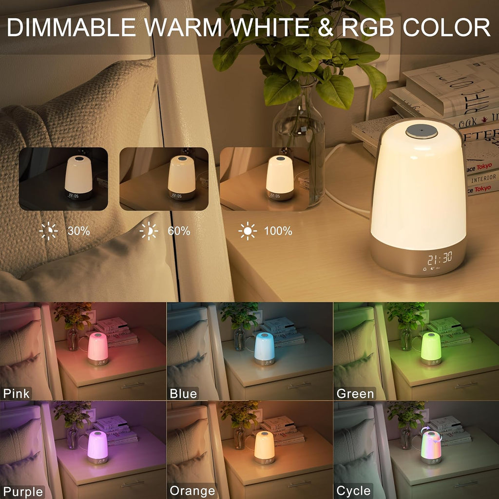 Aurora Wake-Up Light | Alba & Tramonto | Ricaricabile USB-C