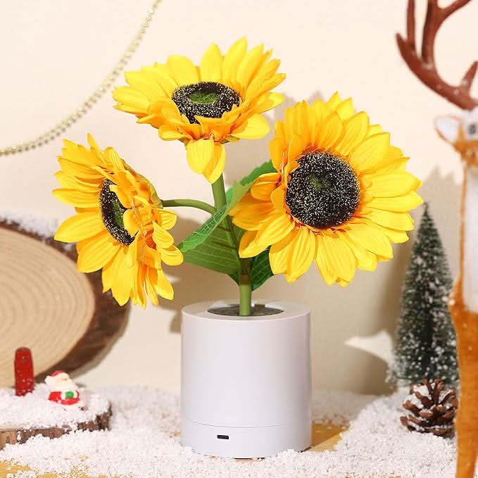Lampada da Tavolo LED Girasole Luccicante