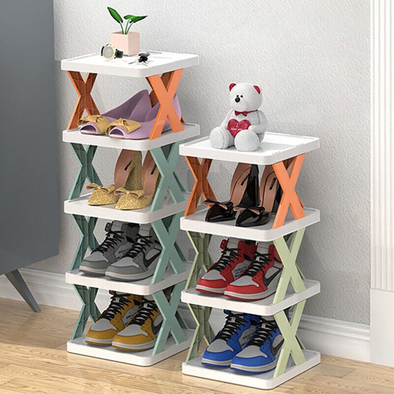 Sandsberg | Scaffale per Scarpe Verticale | Soluzione Salvaspazio a Più Livelli