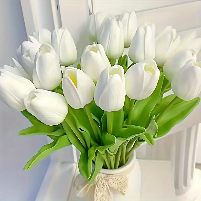 Set di 15 Tulipani Artistici Realistici – Perfetti per Matrimoni, Feste e Decorazioni per la Casa