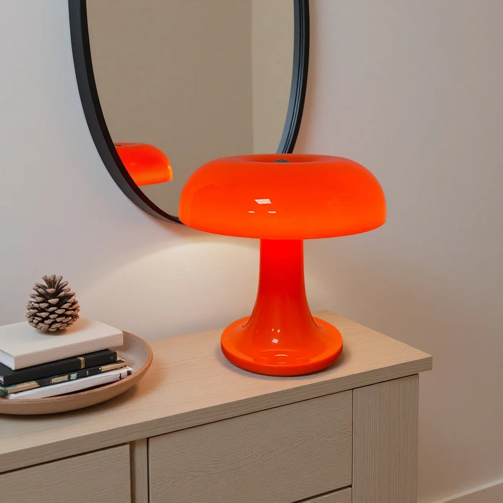 Lampada da Tavolo LED a Forma di Fungo per Illuminazione Notturna