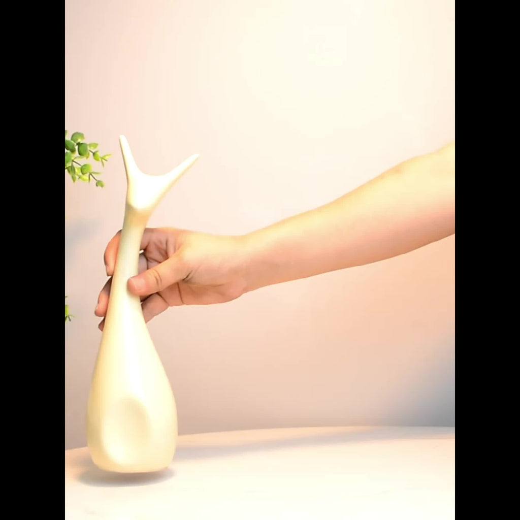 Set di Sculture in Ceramica a Forma di Cervo – Decorazione di Lusso per Soggiorno e Ufficio