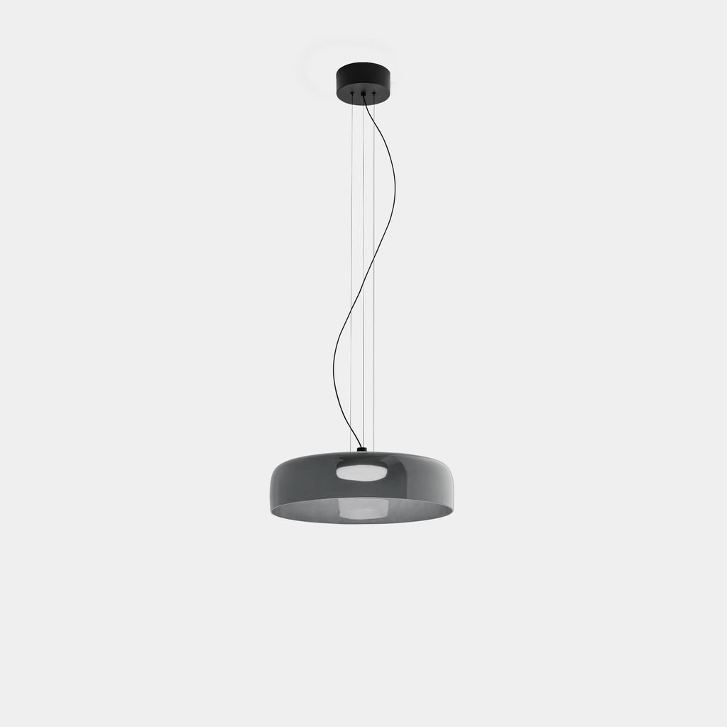 Lampada a Sospensione in Vetro Nordic – Pendant Unico in Metallo e Vetro