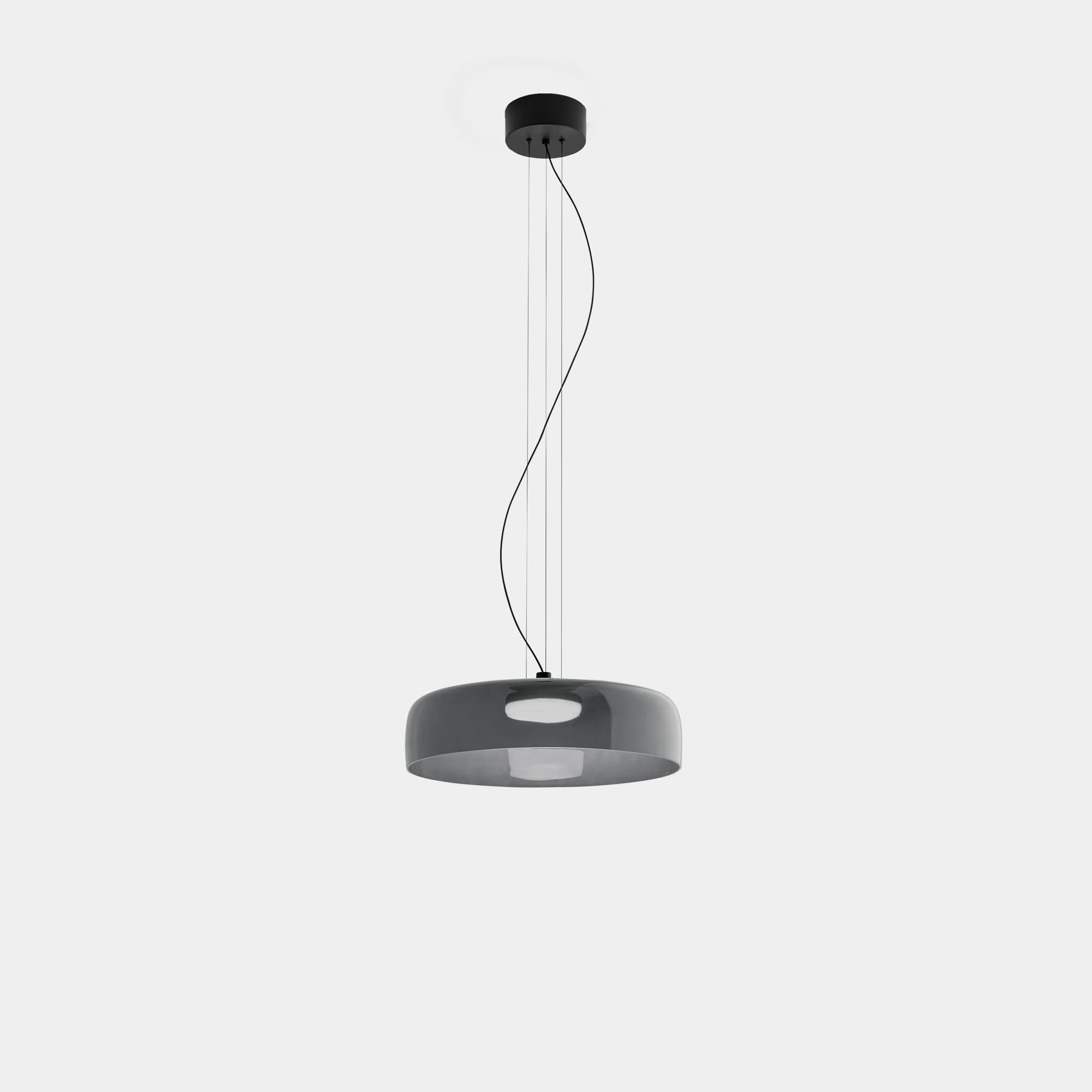 Lampada a Sospensione in Vetro Nordic – Pendant Unico in Metallo e Vetro