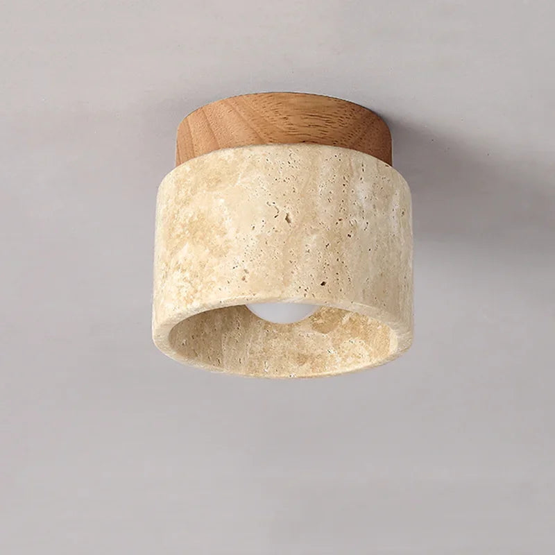 ZenAura – Lampada da soffitto giapponese in design color crema