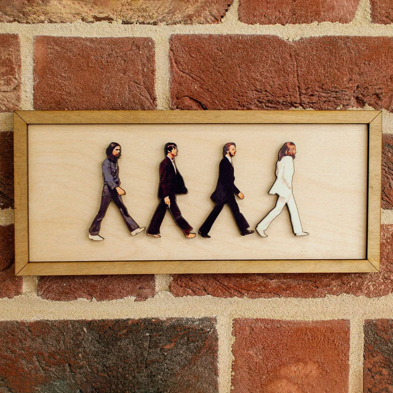Ritratto incorniciato di Abbey Road dei Beatles