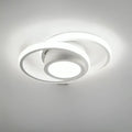 Moderna lampada da soffitto LED con design a doppio anello - Anelli crepuscolari