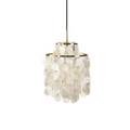 Lampada Vintage Elegante con Conchiglie e Atmosfera Marittima