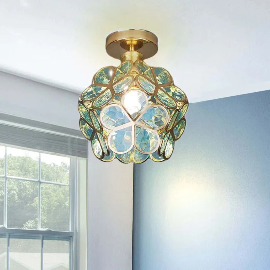 Lampada da soffitto in vetro di lusso