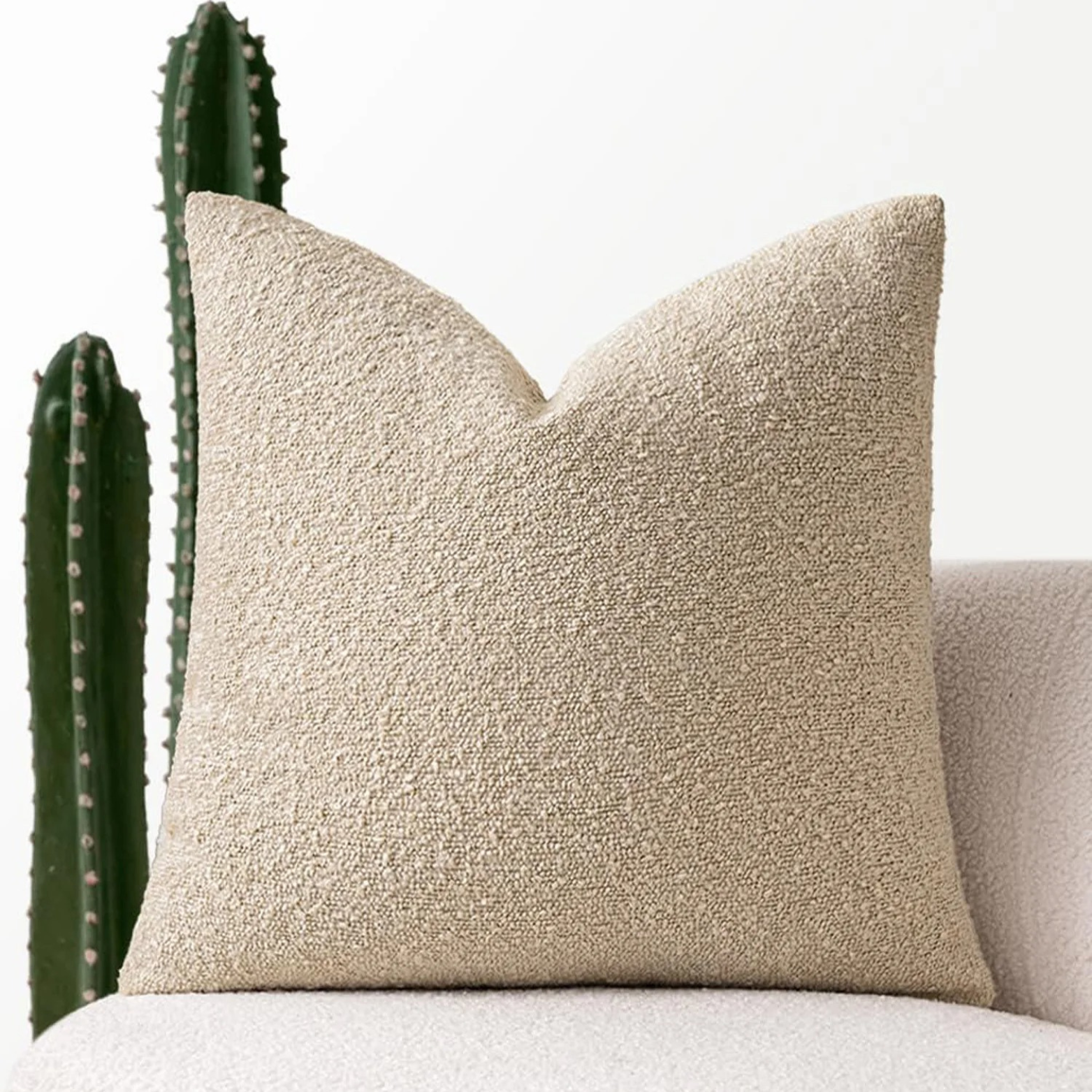 Fodera per Cuscino Boucle Tulum 45x45cm Cuscino Decorativo