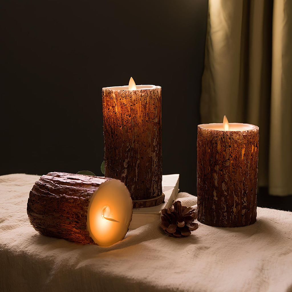 Autunno – Flamfri Ljus con Illuminazione Suggestiva