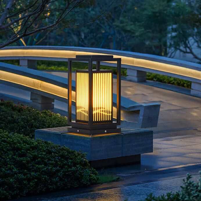 Lampione da Esterno a LED Solare, Lampada da Giardino Impermeabile