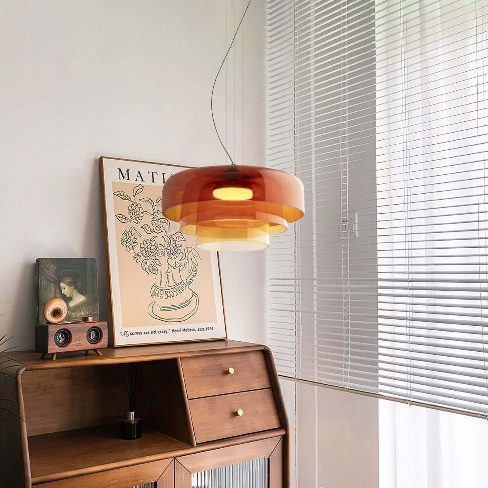Lampada a Sospensione in Vetro Stile Nordic