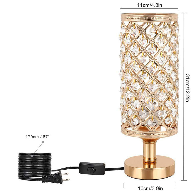 Lampada da Tavolo in Cristallo Moderna