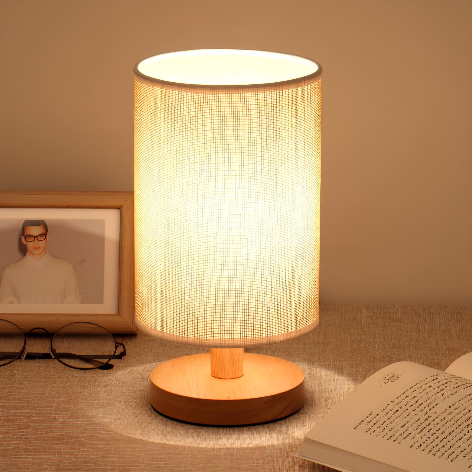 Aiko – Lampada Organica in Legno e Lino con Telecomando