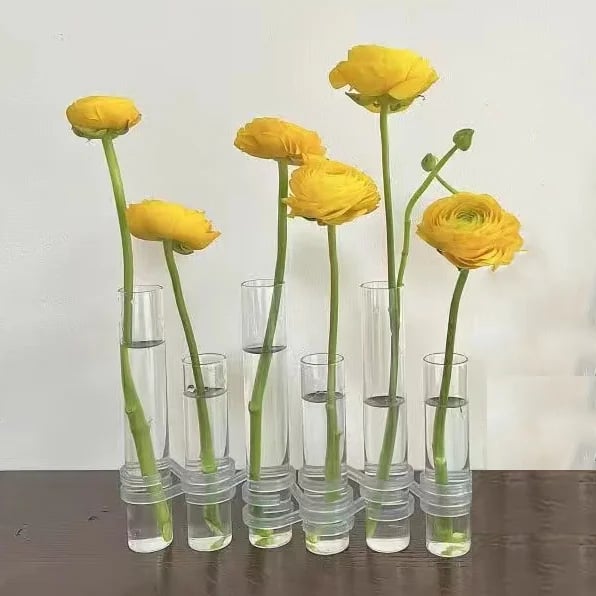 Vasi per Fiori Flessibili con Cerniere  Vaso Moderno in Vetro