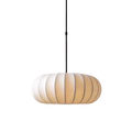 Noreviah | Lampada a sospensione in seta Wabi-Sabi con paralume in tessuto per sale da pranzo e spazi abitativi