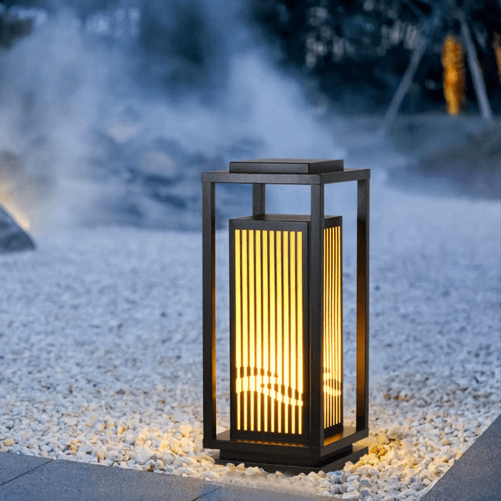 Lampione da Esterno a LED Solare, Lampada da Giardino Impermeabile