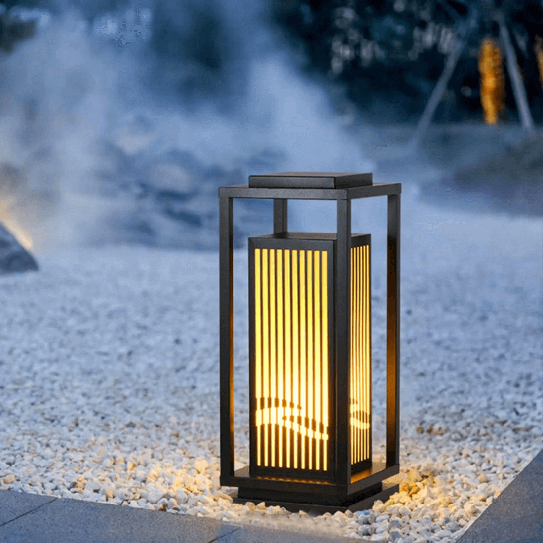 Lampione da Esterno a LED Solare, Lampada da Giardino Impermeabile