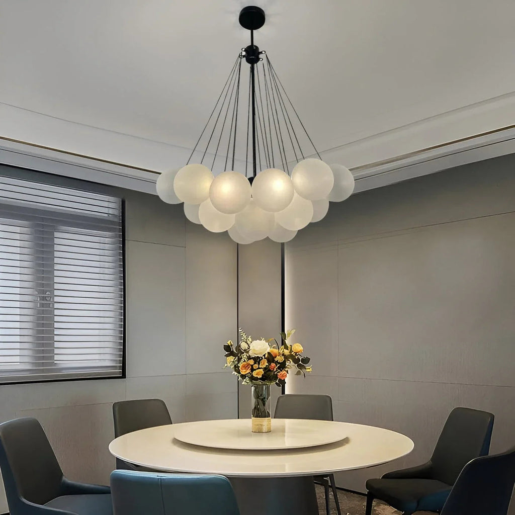Lampadario Karlene con Palline Opache