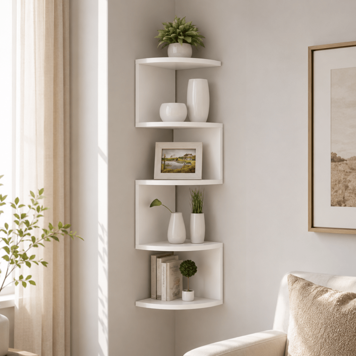 CORNERLIFT – Mensola angolare salvaspazio per un moderno stoccaggio a casa