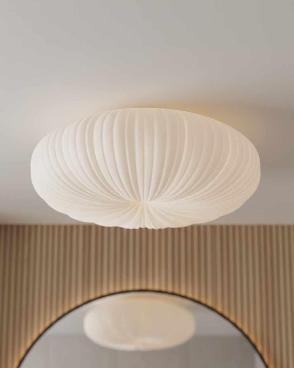 Lunavia | Lampada da soffitto LED scultorea con luce diffusa morbida per interni moderni