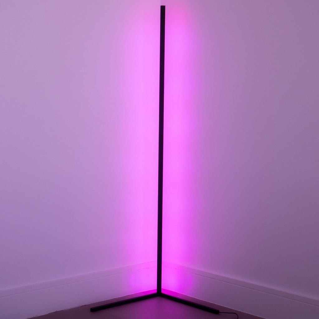Lampada Angolare da Terra LED Dimmerabile Design Minimalista