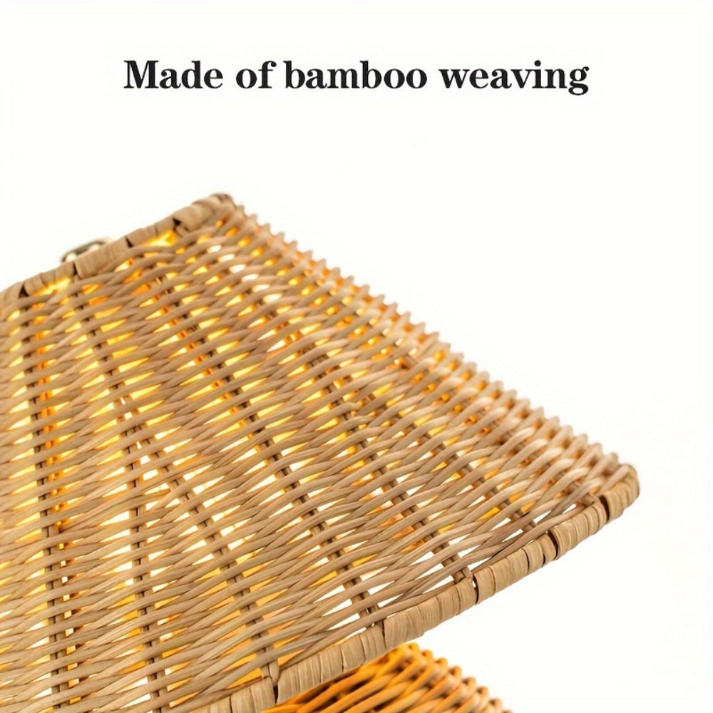 Noya Lampada da Tavolo in Rattan Decorazione per la Casa