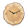 Orologio da parete con anelli annuali in legno