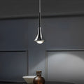 LumiDrop Nordic Design Pendelleuchte | Forma a Goccia | Elegante Luce LED per Sala da Pranzo e Soggiorno | In Nero, Oro e Cromo