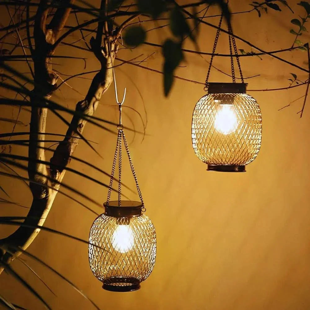 Lanterna Solare Sunny Garden – Luce LED da Esterno Impermeabile con Sensore Automatico