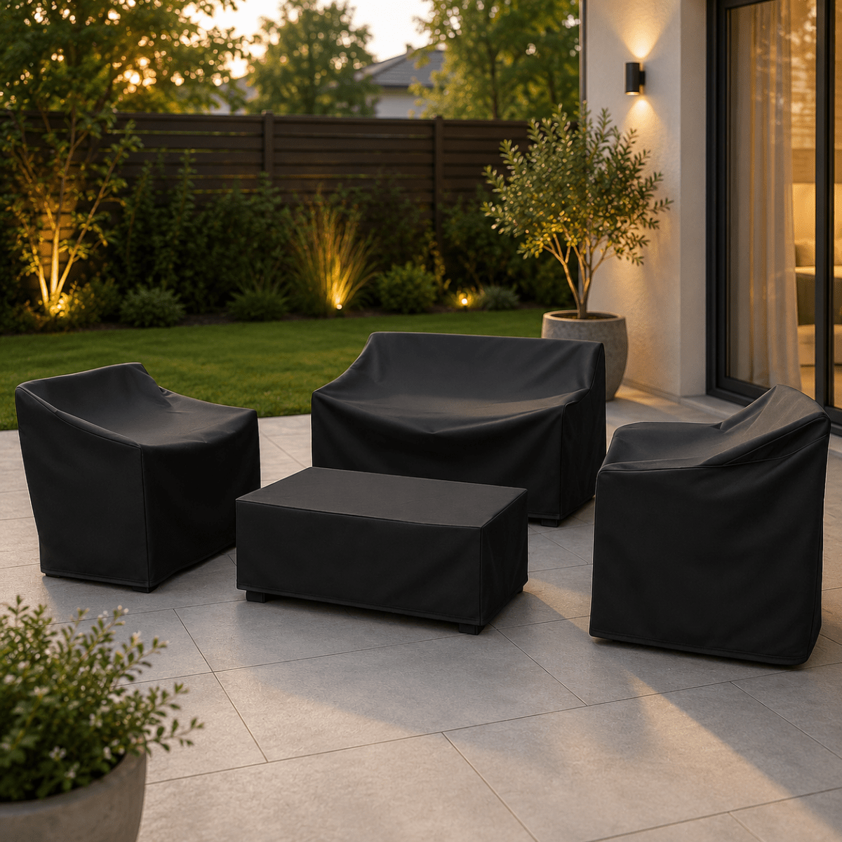 PATIOSHIELD – Copertura antipolvere per mobili da giardino e terrazzo