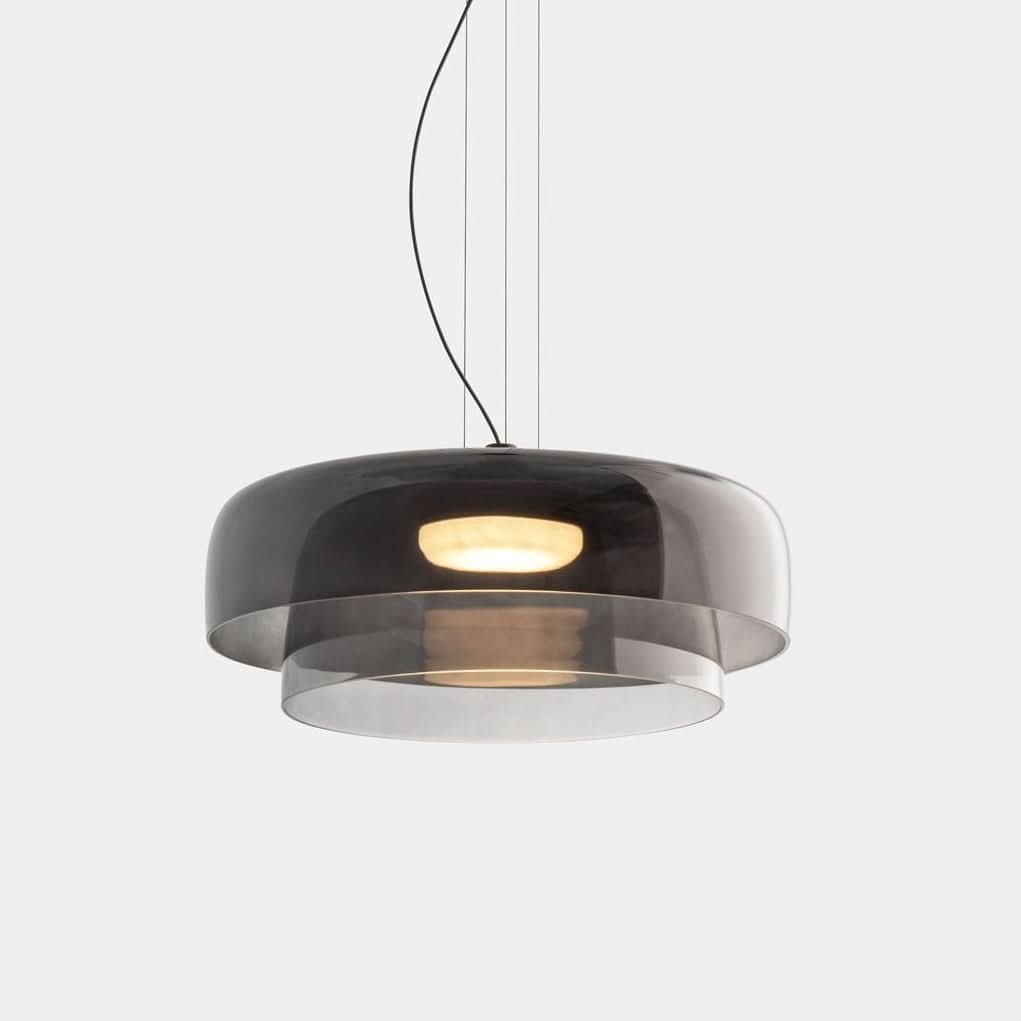 Lampada a Sospensione in Vetro Nordic – Pendant Unico in Metallo e Vetro