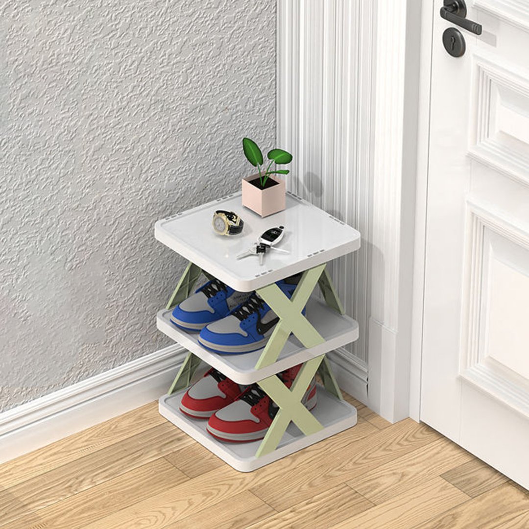 Sandsberg | Scaffale per Scarpe Verticale | Soluzione Salvaspazio a Più Livelli