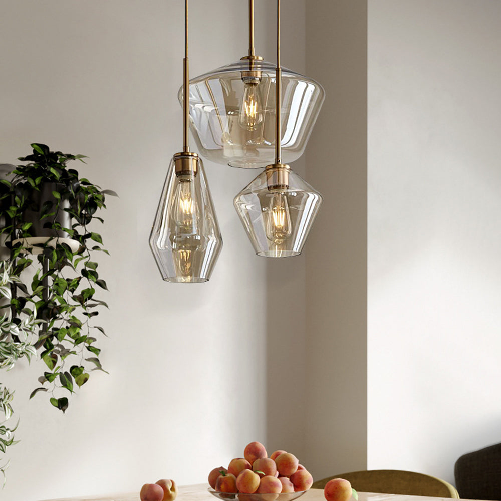 Lampadario in Vetro Cristallo Prism