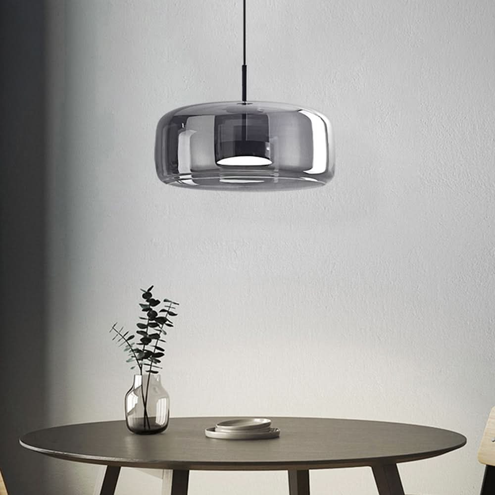Lampada a sospensione LED Vintage AmberGlow – Oro e Vetro